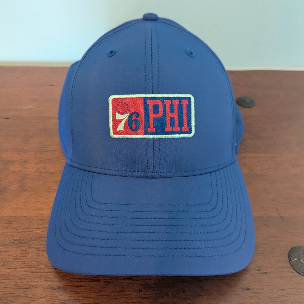 Sixers Philadelphia 76ers NBA Snap Back Hat Blue Red '47 Brand OS